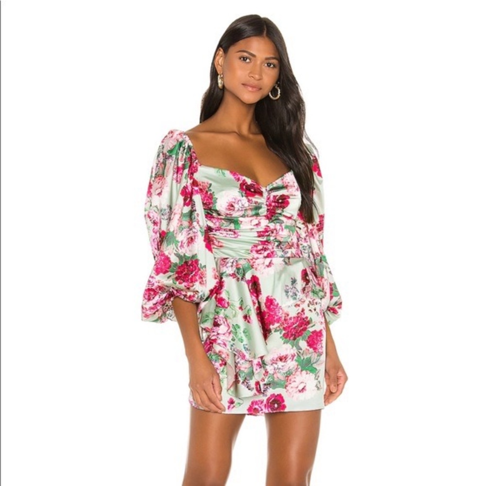 For Love & Lemons Robin 3/4 Sleeve Mini, Size S